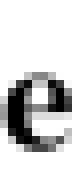 an e